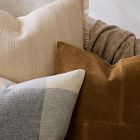 Wool Two-Tone Pillow Cover &amp; Throw Set
