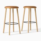 Wylie Leather Bar &amp; Counter Stools