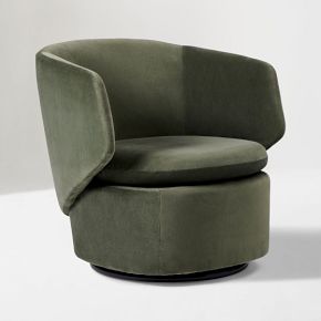 Open Box: Crescent Swivel Chair | West Elm