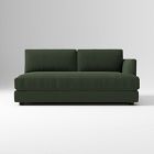 Open Box: Build Your Own Haven Sectional (Extra Deep), Right-Arm 2 Seater Sofa, Bench Cushion - Performance Velvet Evergreen