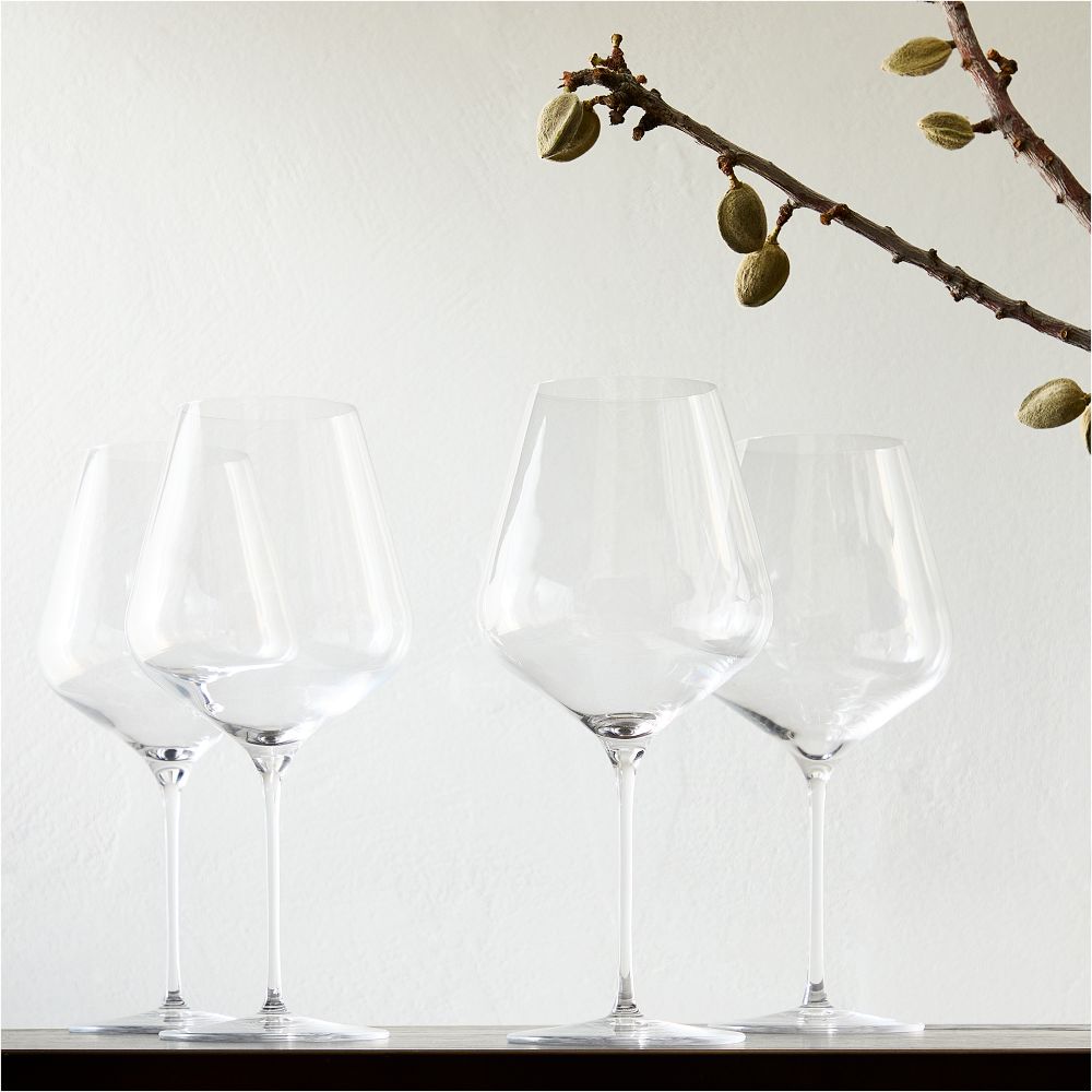 Starlight Lead-Free Crystal Red Wine Glass Sets - Red Wine, Glass, Clear, Set of 4