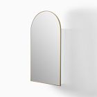Open Box: Arched Metal Framed Medicine Cabinet (21"W x 38"H) - Champagne Bronze