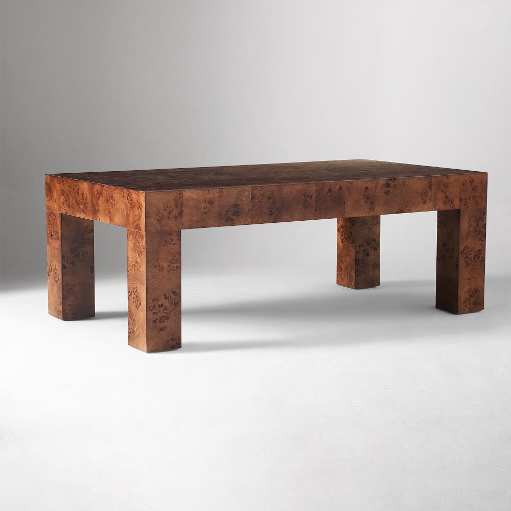Parsons Burl Coffee Table (44) | West Elm