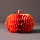 Decorative Paper Pumpkin, Small, Orange