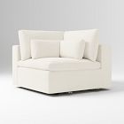 Open Box: Harmony Modular, Corner - Performance+ Yarn Dyed Linen Weave Alabaster