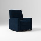 Open Box: Miso Upholstered Glider - Performance Distressed Velvet Ink Blue