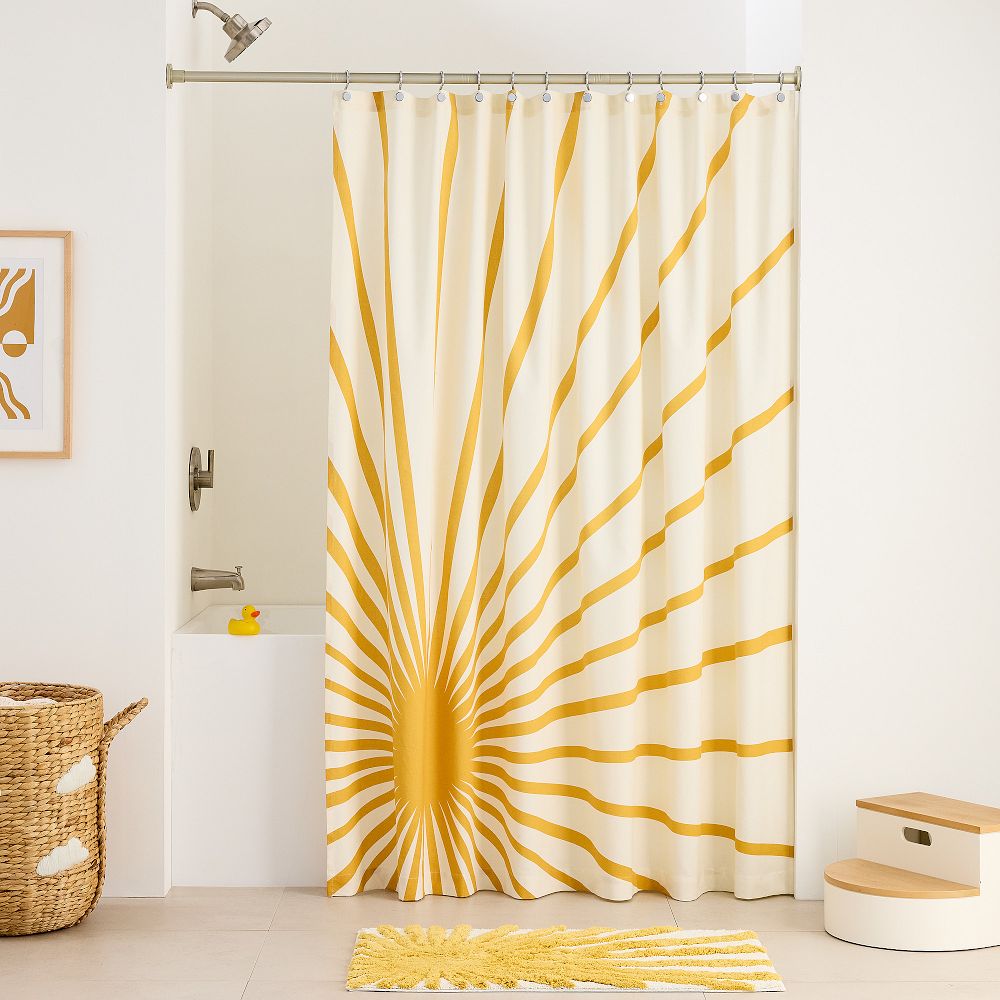 Sunburst Shower Curtain