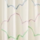 Textured Clouds Shower Curtain