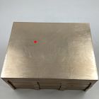 Open Box: Modern Shaped Jewelry Box, Grand, 7.5"H - Champagne