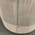 Open Box: Porto Outdoor Swivel Chair - Alabaster, Reef