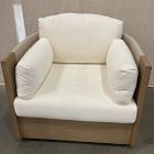 Open Box: Porto Outdoor Swivel Chair - Alabaster, Reef