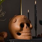 Terracotta Halloween Skull Objects