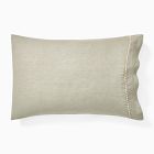 European Flax Linen Pom Pom Pillowcases