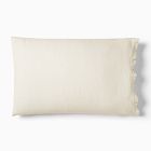 European Flax Linen Ruffle Pillowcases