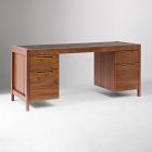 Hughes Desk with 2 File Cabinets (68")
