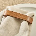 Wooden Band Napkin Ring Sets