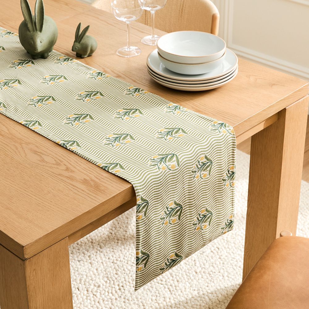 Frolic Floral Runner - Green Multi
