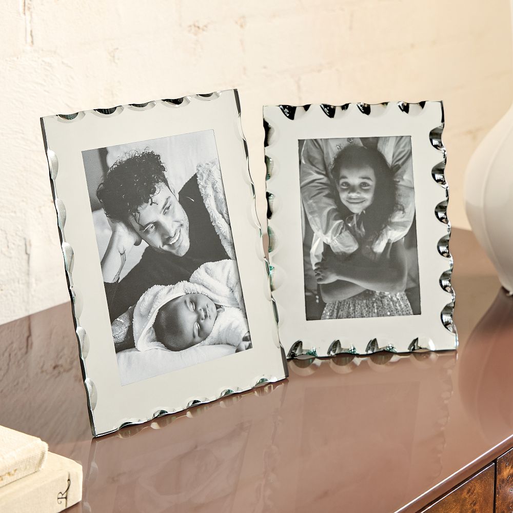 West Elm Mirrored Glass Tabletop Frames