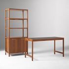Hughes Desk (56") &amp; Tall Bookcase (34") Set