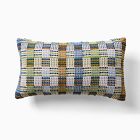 Outdoor Multi Checkerboard Plaid Pillow