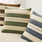Broad Wool Stripe Pillow Cover