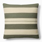 Broad Wool Stripe Pillow Cover