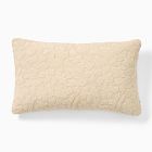 Cut Floral Pillow Cover