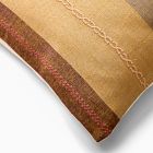 Decorative Stitched Stripes Pillow Cover