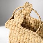 Bunny Rattan Easter Basket