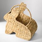 Bunny Rattan Easter Basket