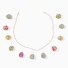 Pink Chicken Felt Easter Egg Garland