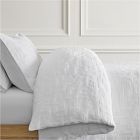Modern Blocks Matelasse Duvet Cover &amp; Shams