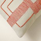 Embroidered Blank Shapes Pillow Cover