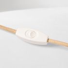 Rattan Mushroom Lamp (12")