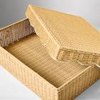 Scallop Rattan Underbed Storage