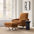 Crawford Leather Recliner &amp; Ottoman Set