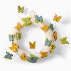 Easter Wreath w/ Felt Butterflies
