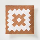 Linen Strap Weave Pillow Cover