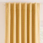 Chambray Tack Stripe Blackout Curtain