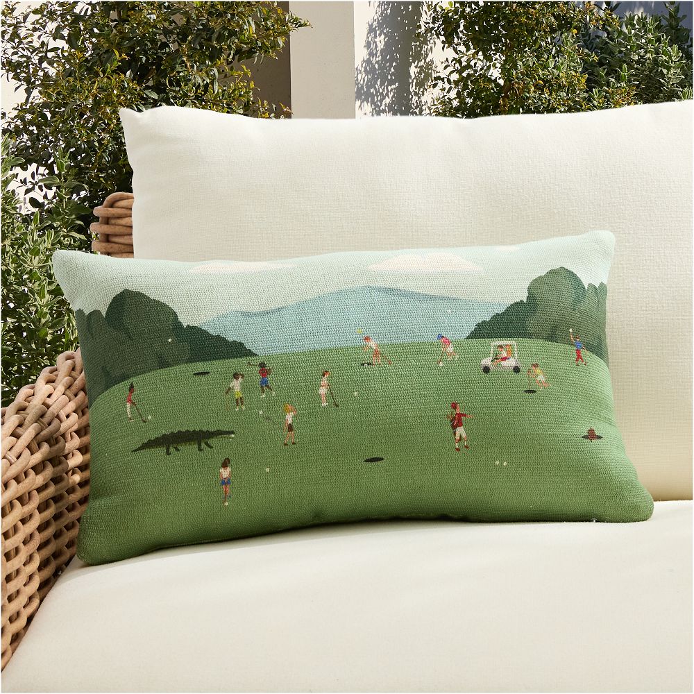 Outdoor Golf Lumbar Pillow