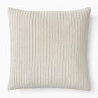 Jute Simple Line Pillow Cover