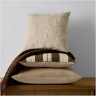 Bold Stripe Botanicals Pillow Cover &amp; Throw Set