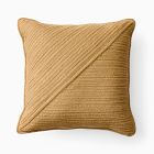 Outdoor Split Faux Jute Pillow