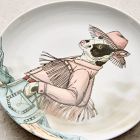 Dapper Animal Western Salad Plates