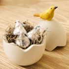 Ceramic Egg Lidded Boxes