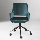 Two-Toned Upholstered Tilt Office Chair