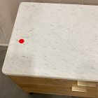 Open Box: Parker Marble Nightstand, 28" - Washed Oak