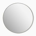 Thin Metal Round Wall Mirror