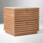 Khai Marble Nightstand (24")