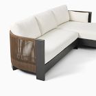 Porto Aluminum Outdoor 2-Piece Chaise Sectional (105")